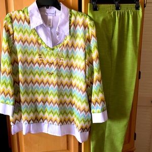 2 pc pantsuit/ NWOT